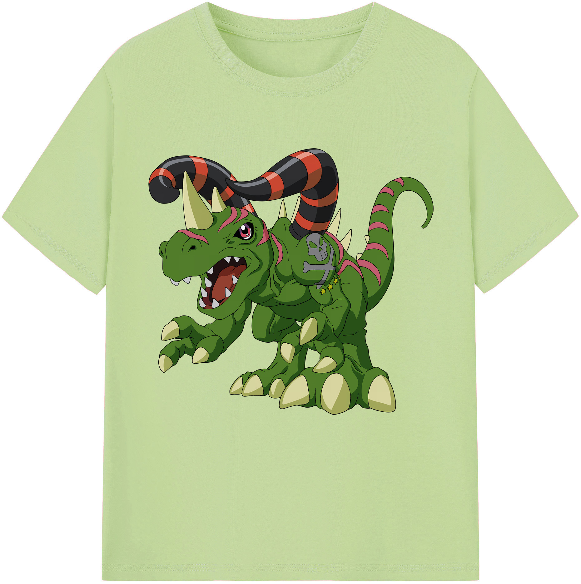 （画像用） Digimon デジタルモンスター/デジモン 綿100％半袖Tシャツ（フロントプリント）